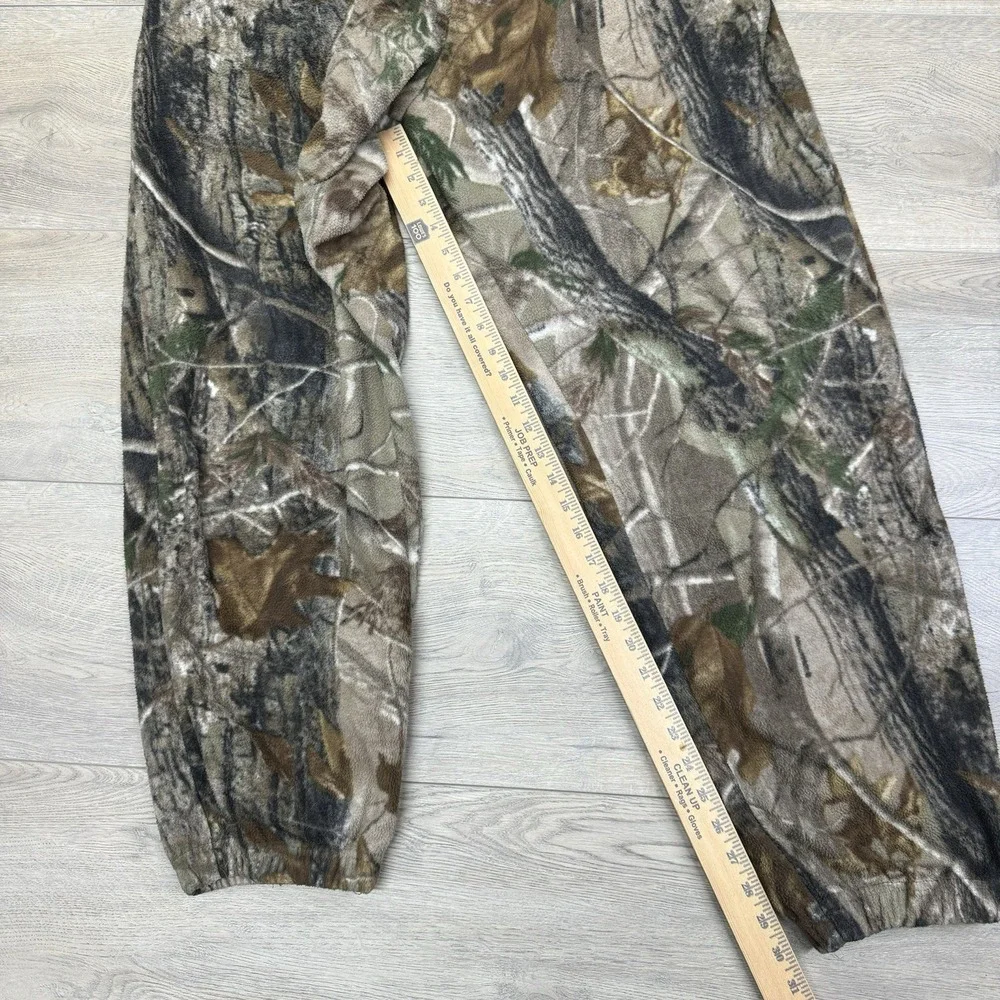 VTG Y2K Camo‎ Jogger Fleece Sweatpants Men's Sz XL Baggy Lounge
